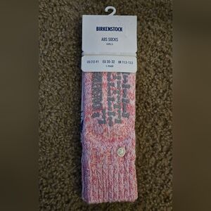 New Girls Birkenstock Pink ABS Socks